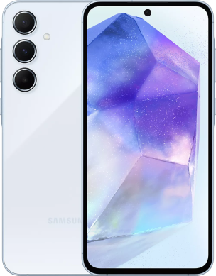 samsung galaxy A55 голубой